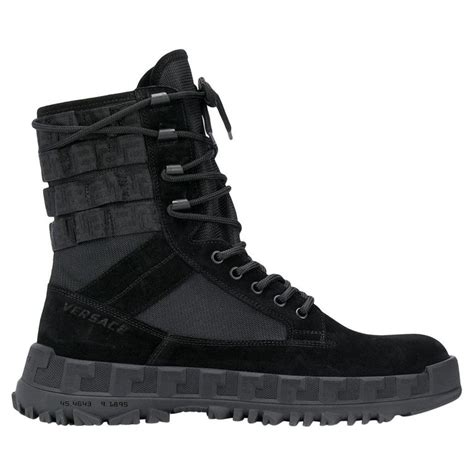 versace lace up combat boots|versace cowboy boots.